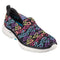 Skechers Go Walk 6 Golden Charm JGoldcrown All Black Slip on